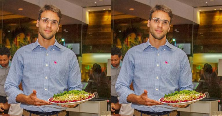 Daniel Cady, marido de Ivete Sangalo, mostra os pratos que assinou para um restaurante