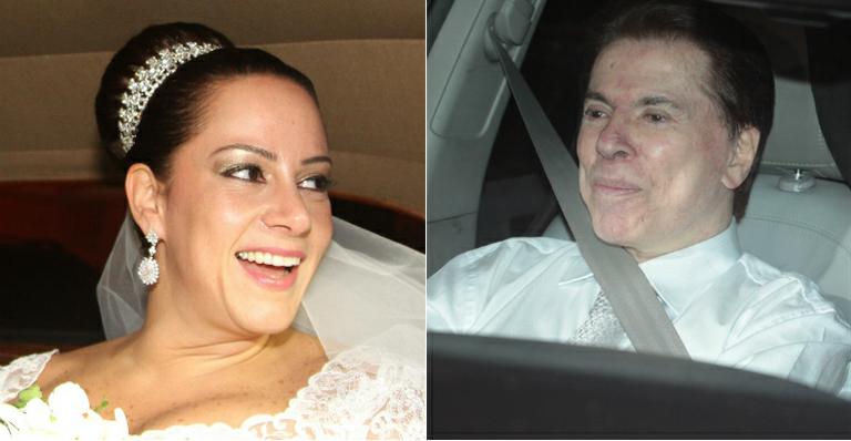 Com a família, Silvio Santos casa a filha Silvia em SP