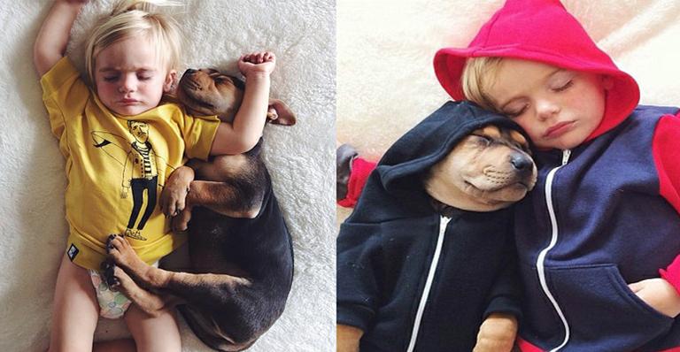 Mãe registra o amor entre filho e seu cachorro em ensaio surpreendente e fofo