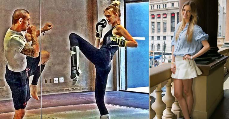 4 meses após dar à luz, Carol Trentini mostra treino funcional que a deixou em forma