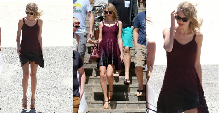 Taylor Swift aparece em look casual que é a cara da estação. Confira!