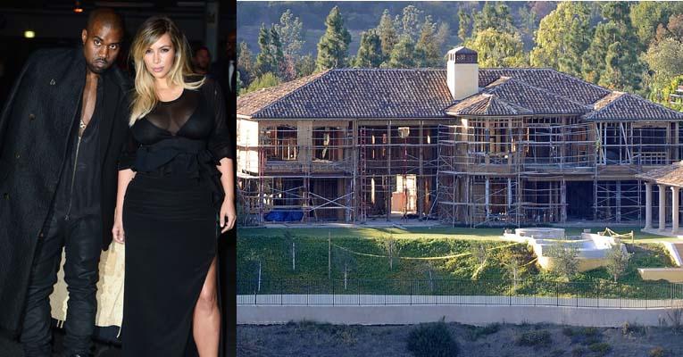 Mansão de Kim Kardashian e Kanye West aparece em estado de abandono