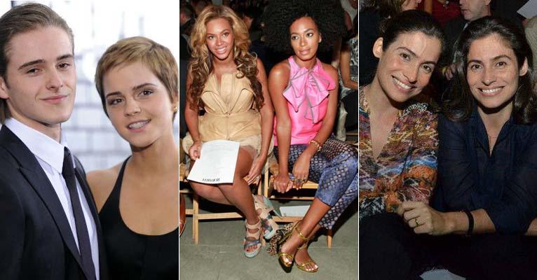Veja quem são os irmãos bonitos de 15 famosos como Beyoncé e Emma Watson