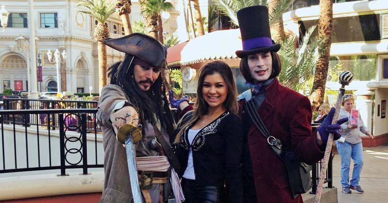 Amanda Françozo escolhe Las Vegas para passar suas férias