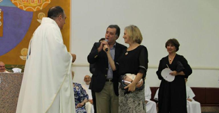Tony Ramos e Irene Ravache participam de Jubileu de Prata