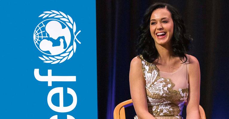 Katy Perry é nomeada embaixadora da Unicef em Nova York