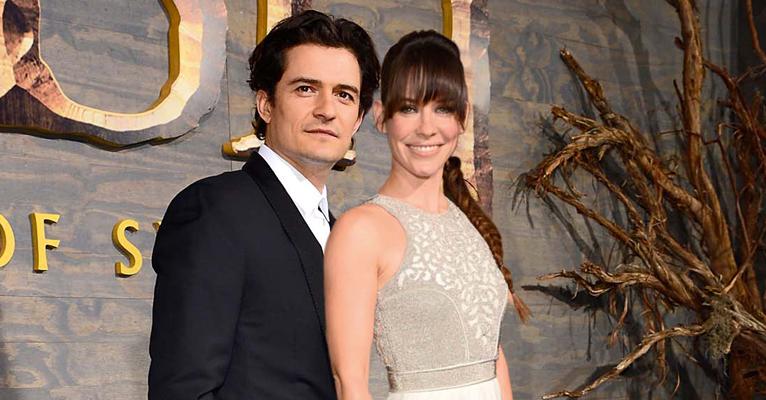 Evangeline Lilli e Orlando Bloom mostram sintonia na première de longa em L.A