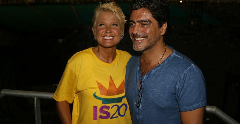 Xuxa e Junno curtem gravação do DVD de Ivete em Salvador