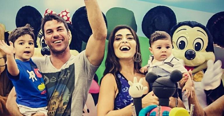 Juliana Paes festeja o aniversário de 3 anos de Pedro