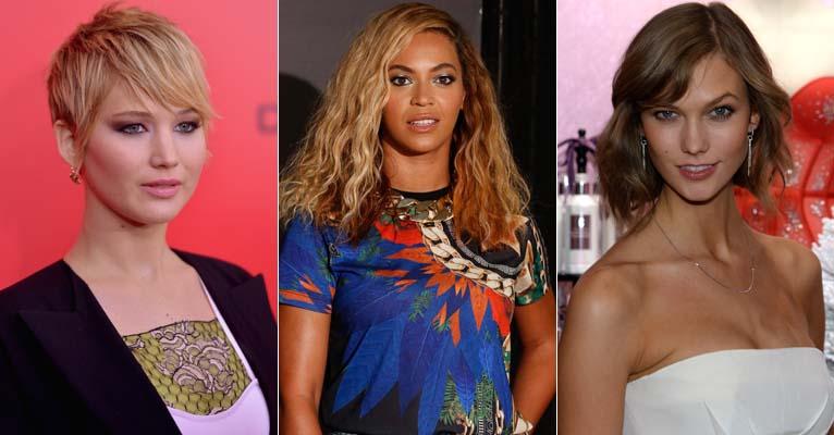 Cabelos de Jennifer Lawrence e Beyoncé são tendência para o verão