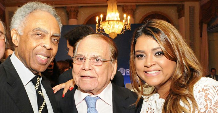 Gilberto e Preta Gil foram convidados para o jantar de Bill Clinton no Palácio do Rio