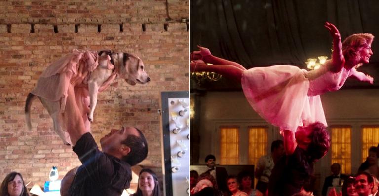 Artista recria cenas de filmes famosos com seu cachorro