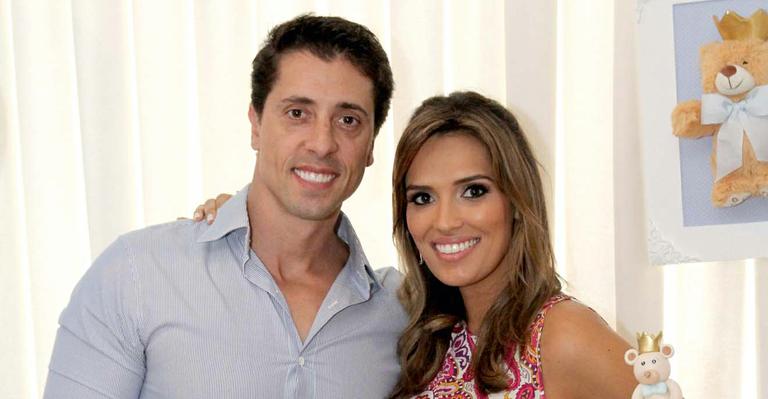 Karyn Bravo e seu marido aguardam nascimento do filho Eduardo