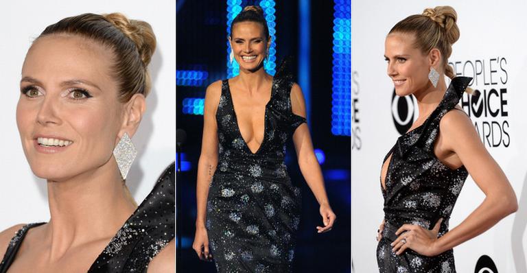 Aos 40 anos, Heidi Klum usa ‘make nada’ e valoriza pontos fortes do rosto