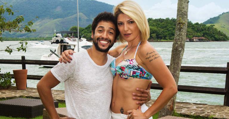 Leandro Léo e Antonia Fontenelle se reencontram após atuarem juntos