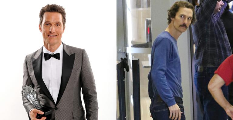 “Eu vivia com fome e irritado”, confessou Matthew McConaughey sobre a dieta que o fez emagrecer 22 quilos para filme