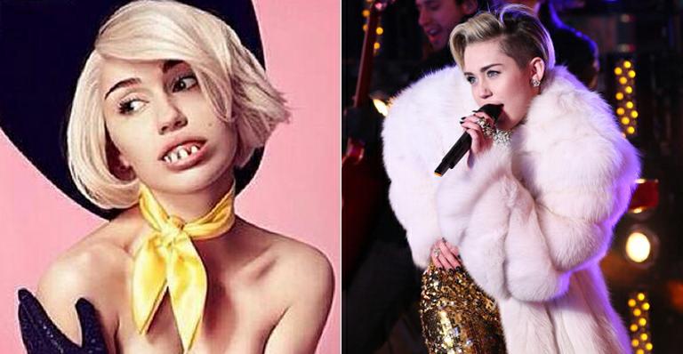 Miley Cyrus surge irreconhecível em cartaz para divulgar programa de TV