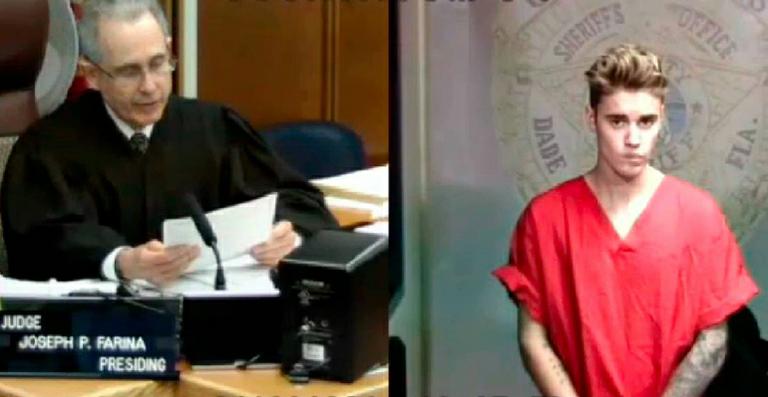 Após audiência, Justin Bieber paga a fiança para deixar a prisão