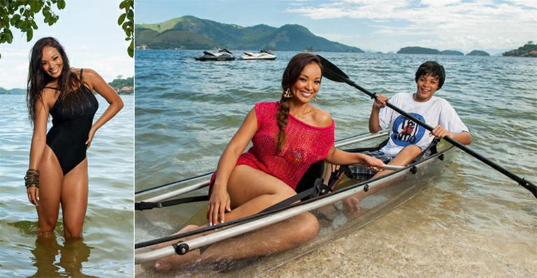 Carol Nakamura fala de sua relação com o filho Juan: “ele é meu combustível”