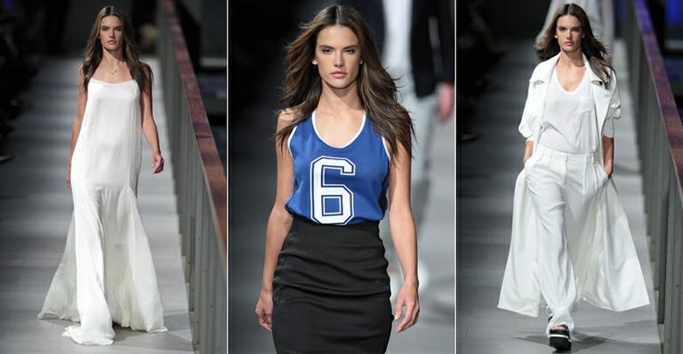 Top Alessandra Ambrosio brilha na semana de moda de Barcelona