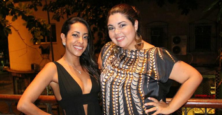 De férias! Fabiana Karla curte aniversário de humorista no Rio
