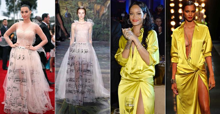 No red carpet, famosas usam looks recém-saídos da passarela de Paris