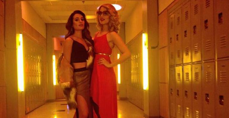 Lea Michele mostra os bastidores do episódio 100 da série ‘Glee’