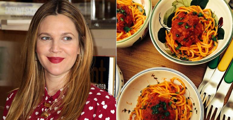 Aprenda a receita de espaguete de Drew Barrymore