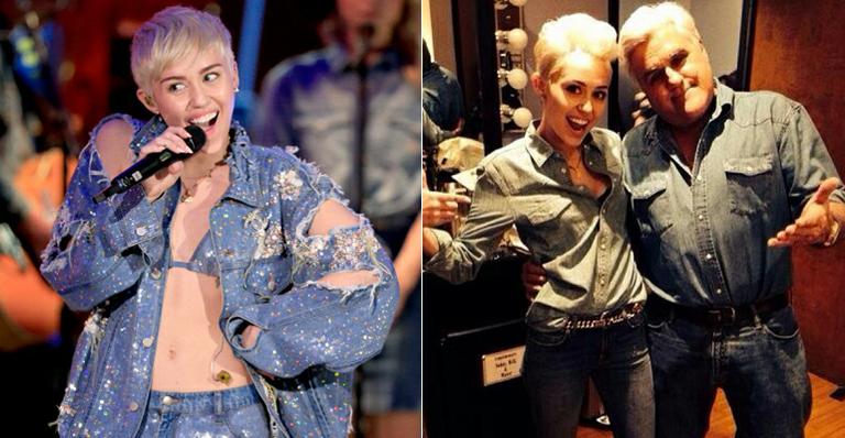 Miley Cyrus usa look total jeans pela segunda vez. Veja e inspire-se