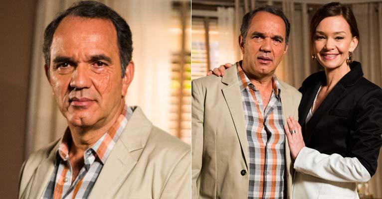 Humberto Martins fala da cicatriz no rosto de seu personagem de Em Família