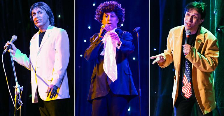 Tom Cavalcante imita personagens históricos durante show em São Paulo