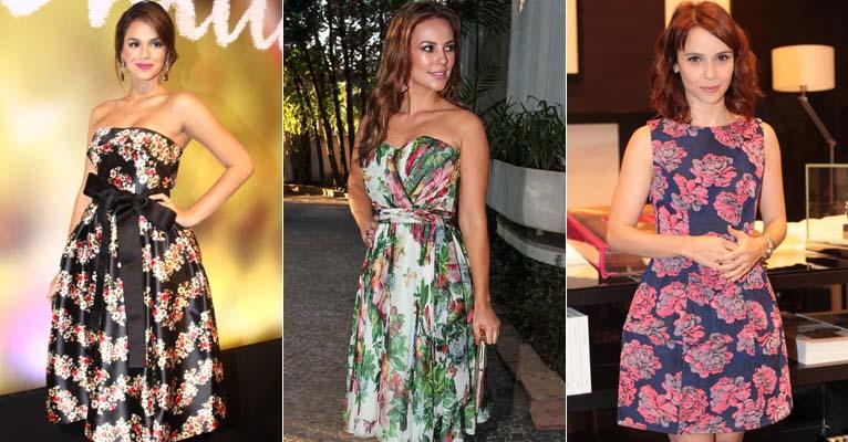 Aprenda a usar vestido floral com famosas como Paolla Oliveira e Bianca Bin