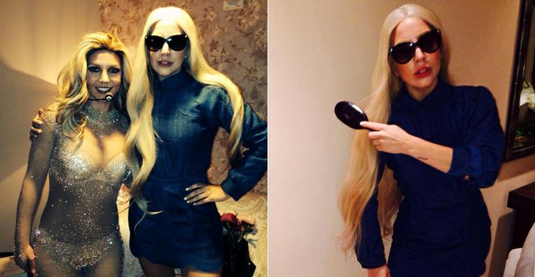Lady Gaga tieta Britney Spears nos bastidores de show em Las Vegas