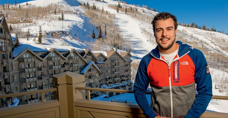 Joaquim Lopes aproveita férias esquiando em Park City, nos EUA