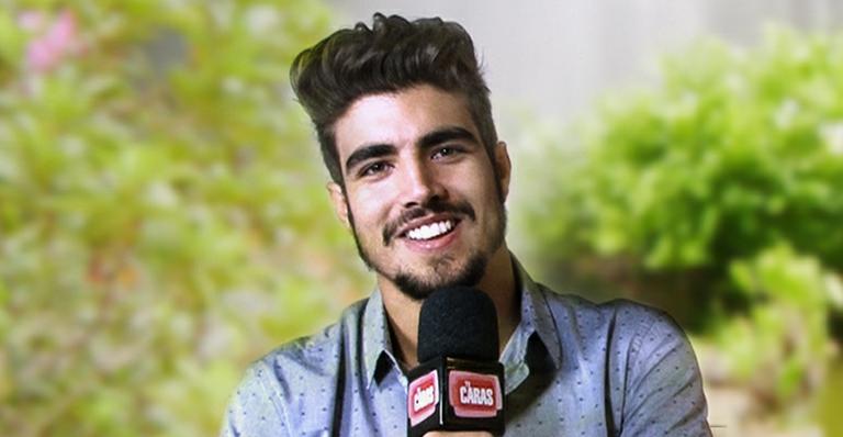 O ator Caio Castro analisa o preço da fama
