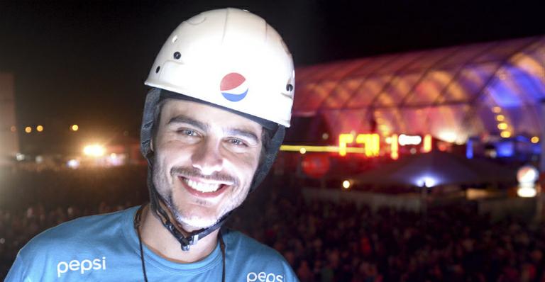 Guilherme Leicam, de Em Família, curte festival no RS