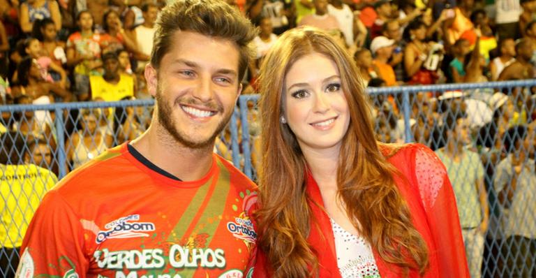 Marina Ruy Barbosa e Klebber Toledo caem no samba