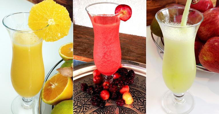 Sucos detox de pera, melão e maçã ajudam a desinchar até o Carnaval
