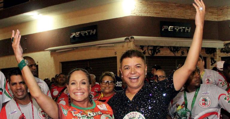 Susana Vieira participa do ensaio técnico da Grande Rio