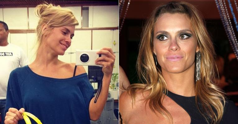 Antes de gravar Joia Rara, Carolina Dieckmann publica foto sem maquiagem