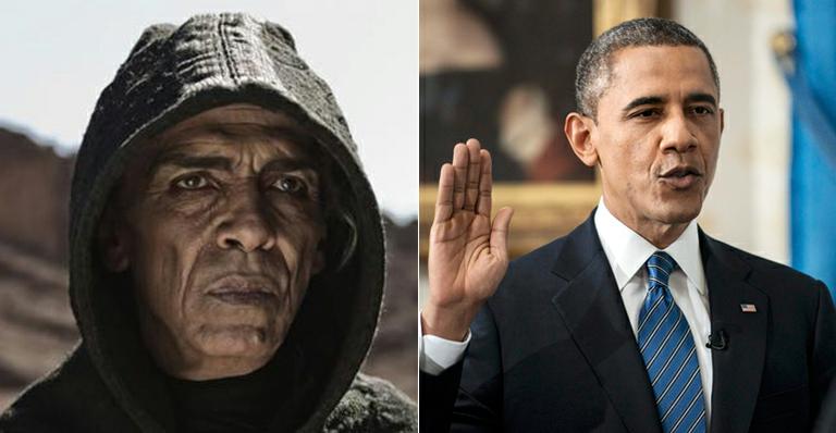Ator que interpreta o diabo em ‘A Bíblia’ é cortado de filme por ser parecido com o presidente Obama