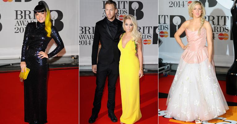 O estilo dos famosos no tapete vermelho do BRIT Awards