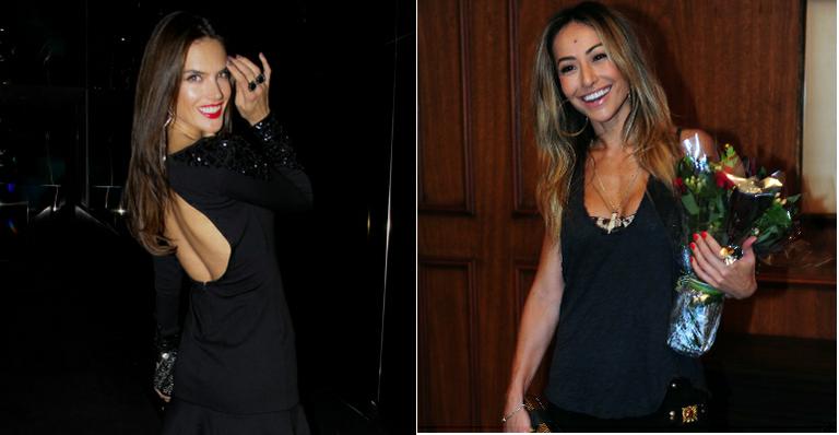 Sabrina Santo e Alessandra Ambrosio vão à festa de Lea T em São Paulo