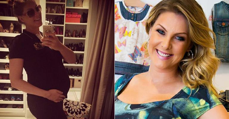 Ana Hickmann mostra o barrigão de 36 semanas de gravidez e fala da expectativa