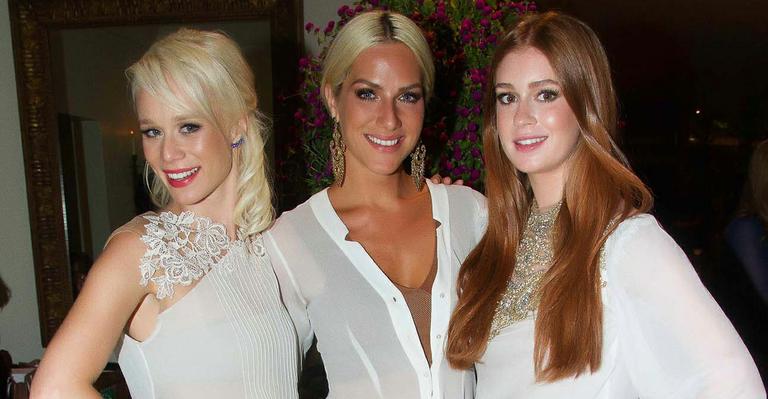 Mariana Ximenes, Giovanna Ewbank e Marina Ruy Barbosa vão juntas a evento de Patricia Bonaldi