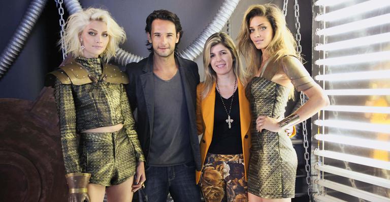 Rodrigo Santoro e Ana Beatriz Barros fotografam para campanha de inverno de grife