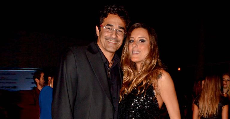 Luciano Szafir e Luhanna Melloni prestigiam premiação em São Paulo