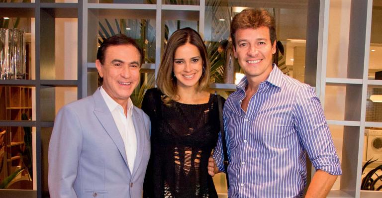Vera Viel e Rodrigo Faro em festa VIP em São Paulo