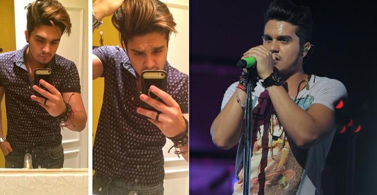 Luan Santana muda o visual e faz mechas loiras. Veja o resultado