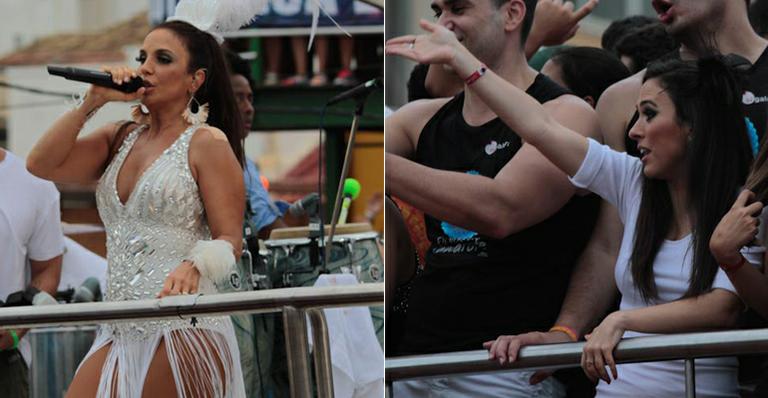 Tatá Werneck sobe no trio de Ivete Sangalo no terceiro dia de Carnaval em Salvador